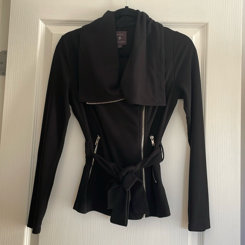 Wrap Jacket with Zippers